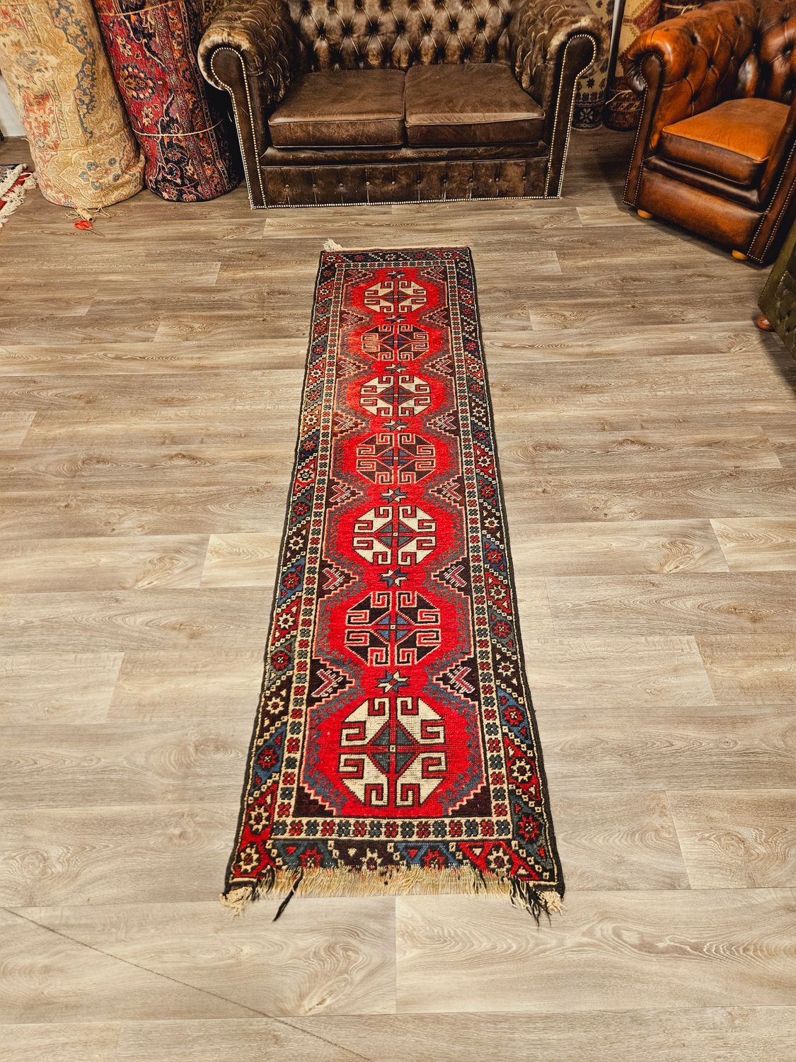 Afghaans Handgeknoopte Loper