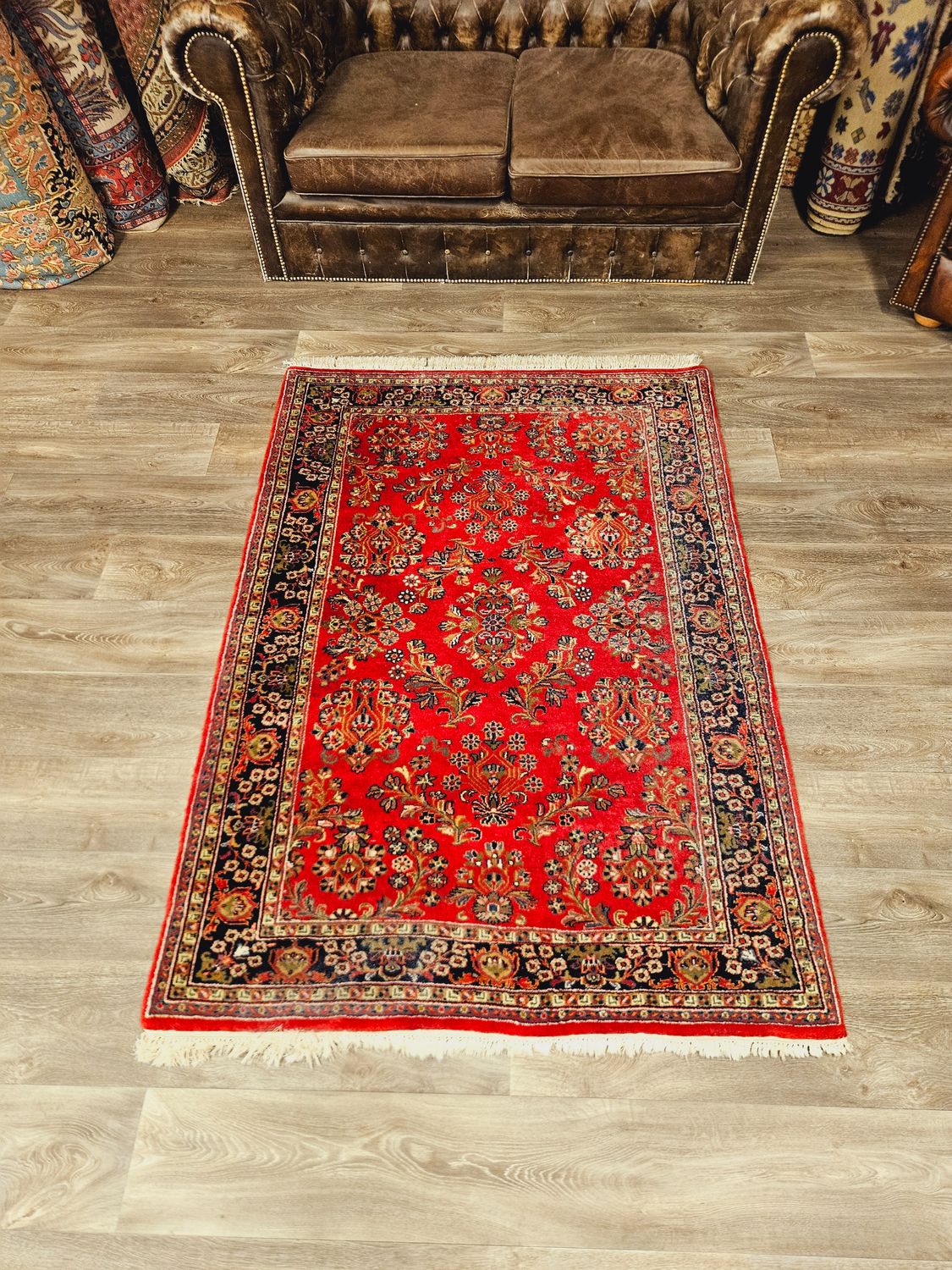 Perzisch Handgeknoopt Sarough Tapijt