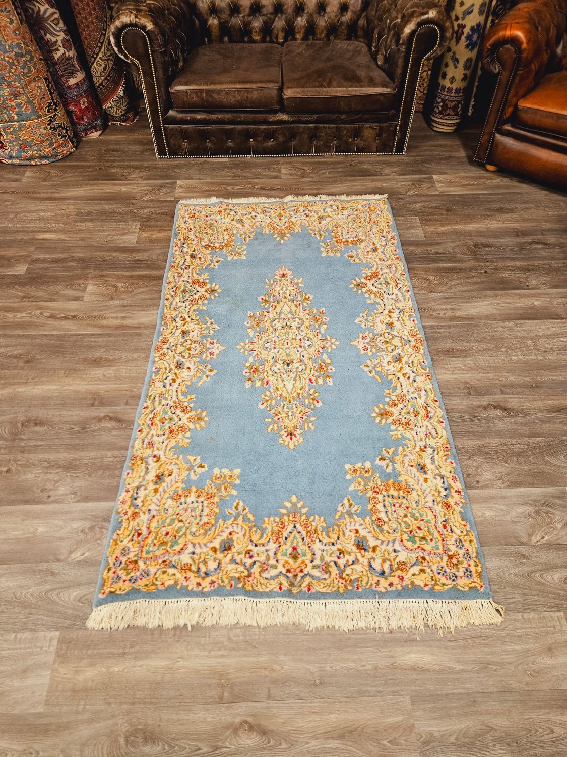 Perzisch Handgeknoopt Kirman Tapijt