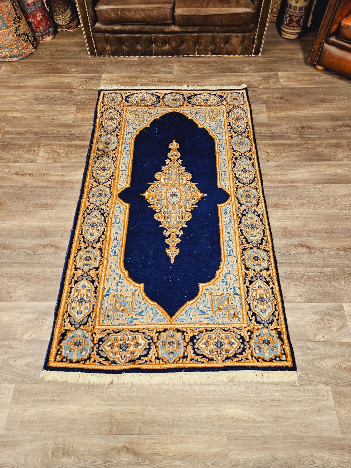 Perzisch Handgeknoopt Kirman Tapijt