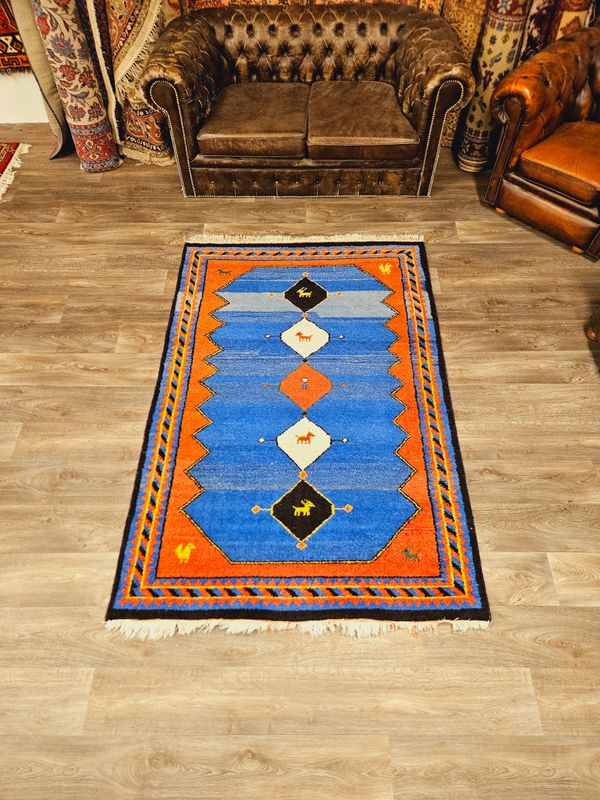 Perzisch Handgeknoopt Gabbeh Tapijt