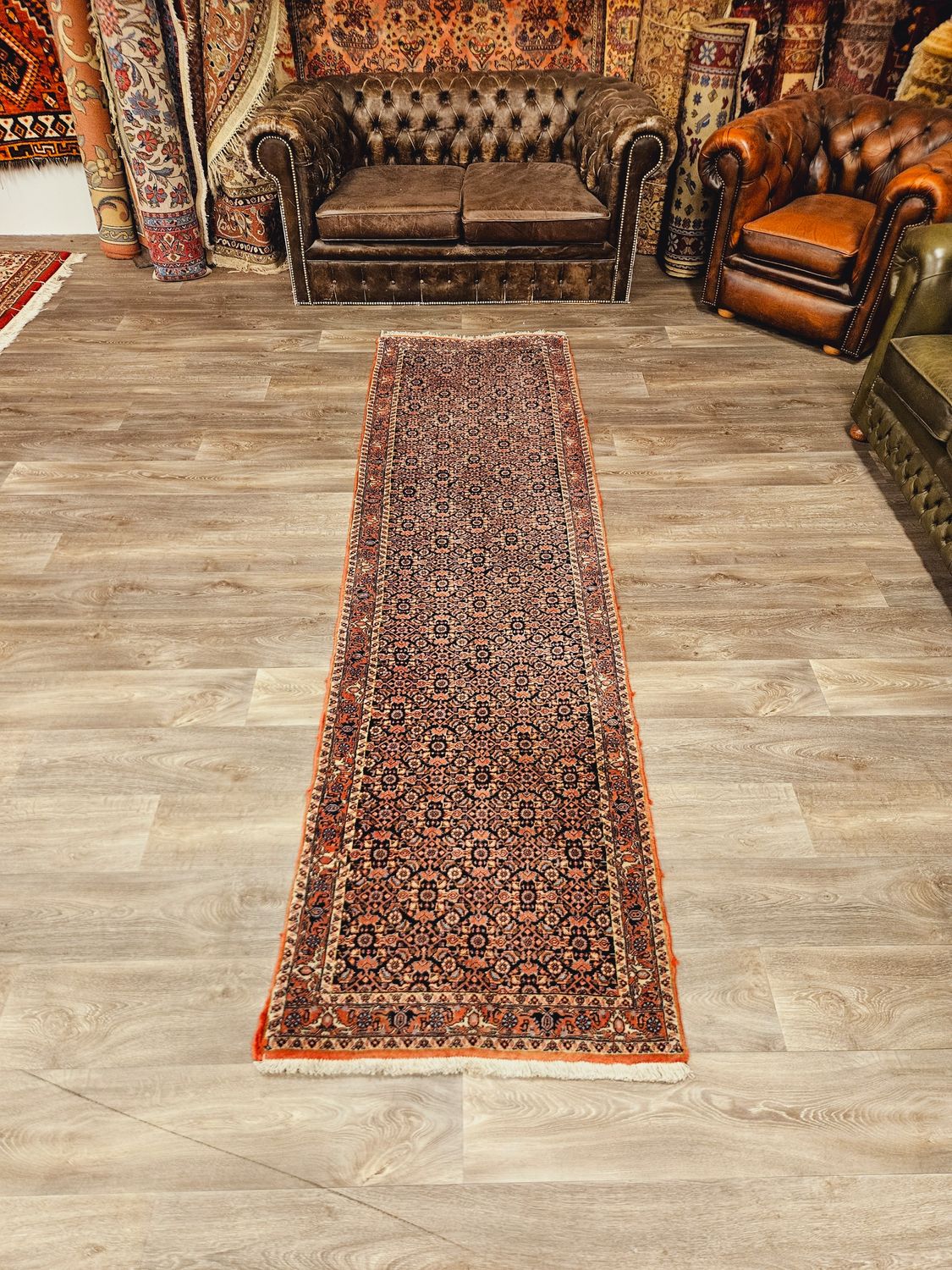 Perzisch Handgeknoopte Bidjar Loper