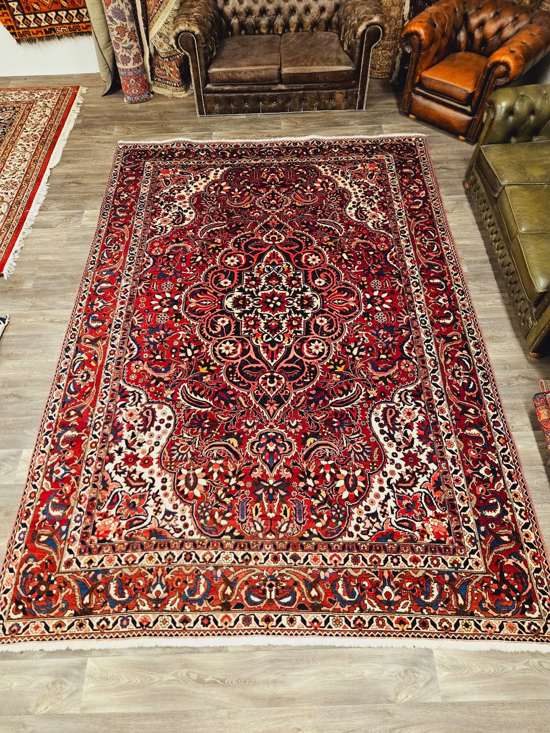 Perzisch Handgeknoopt Bakhtiar Tapijt