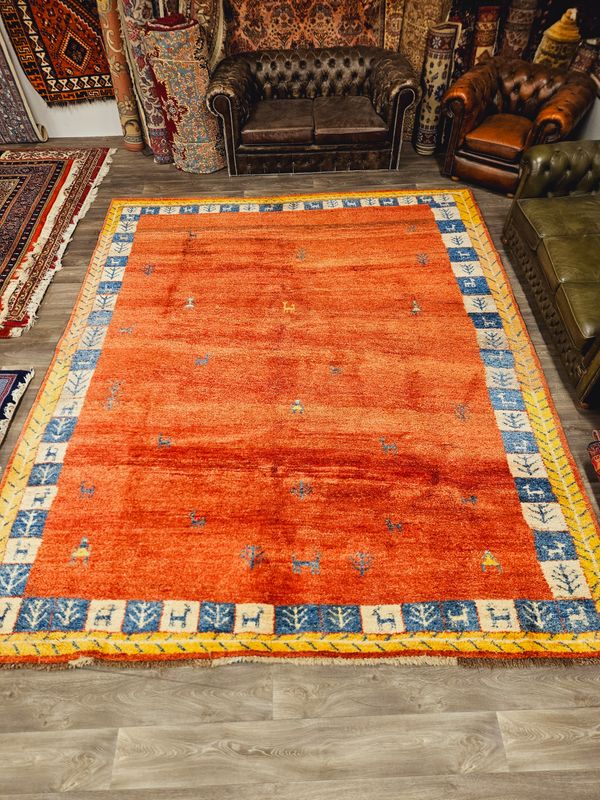 Perzisch Handgeknoopt Gabbeh Tapijt