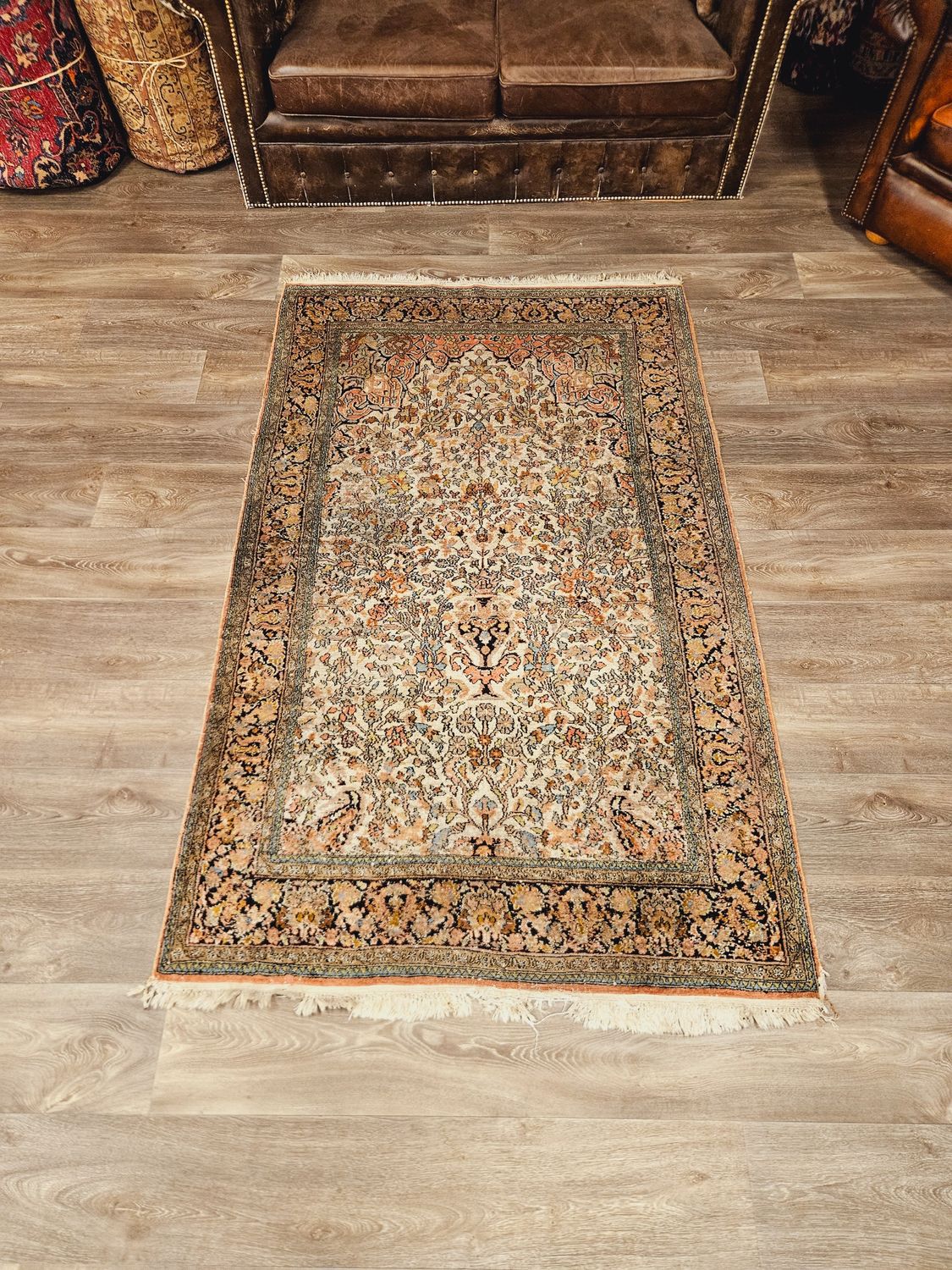 Perzisch Handgeknoopt Kashmir Tapijt