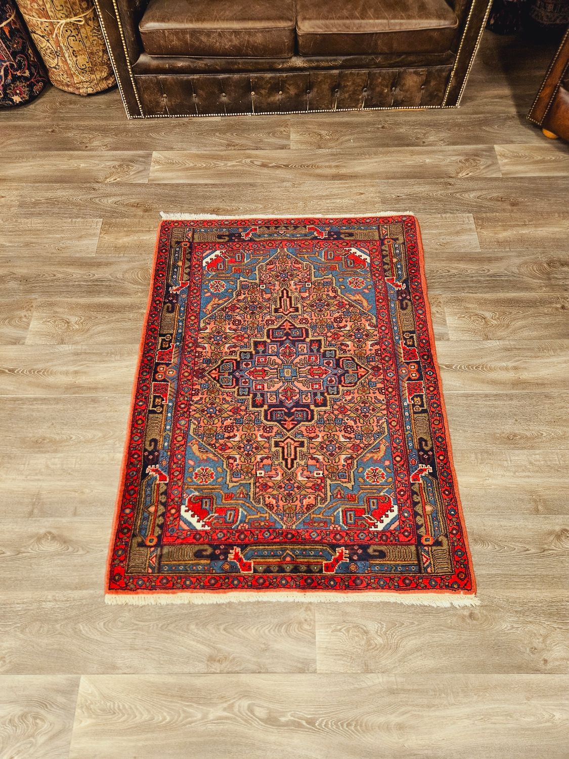 Perzisch Handgeknoopt Nahavand Tapijt