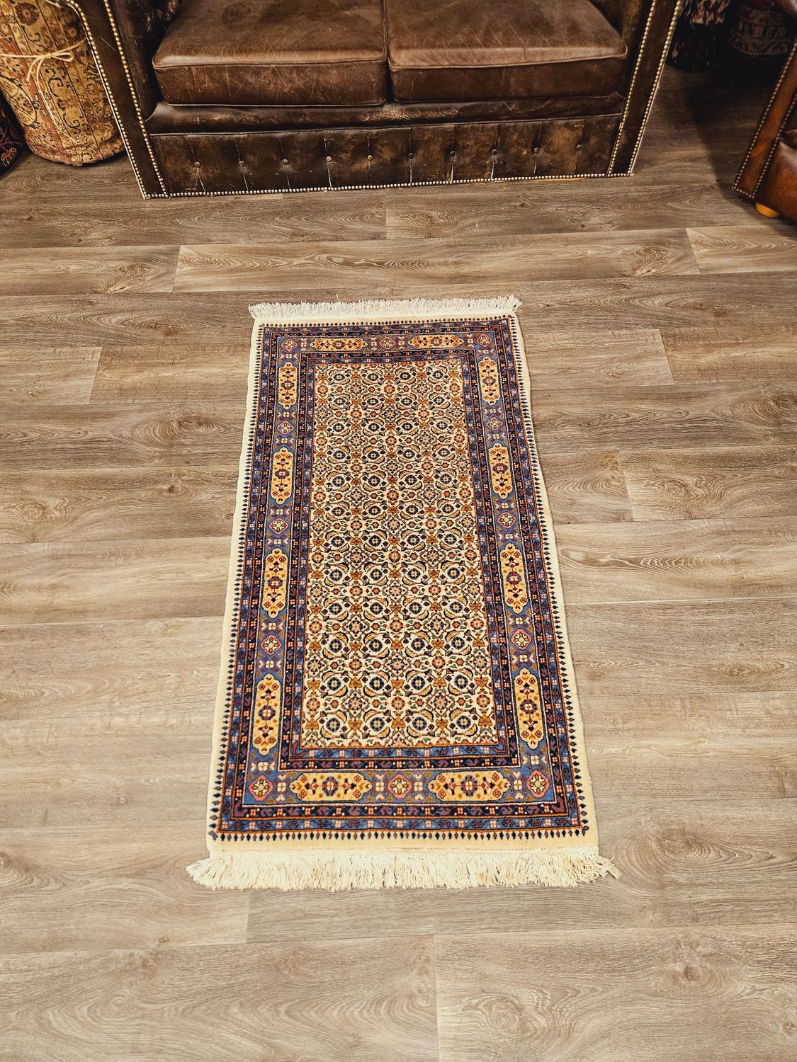 Perzisch Handgeknoopt Moud Tapijt