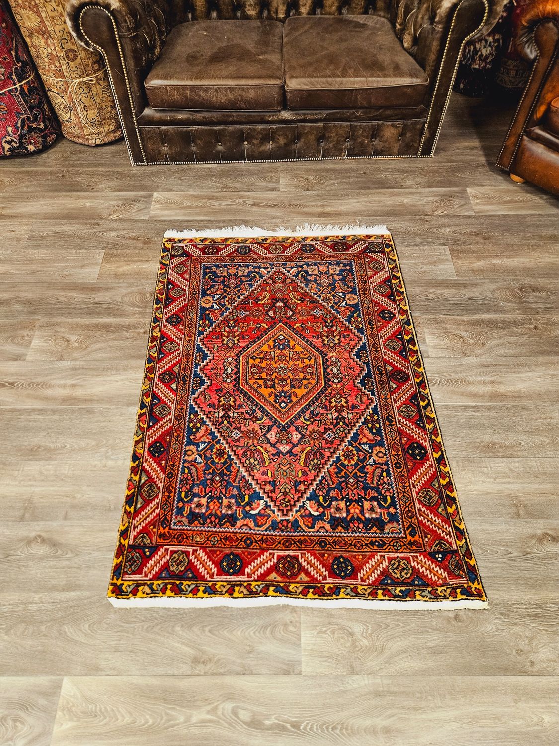 Perzisch Handgeknoopt Bidjar Tapijt