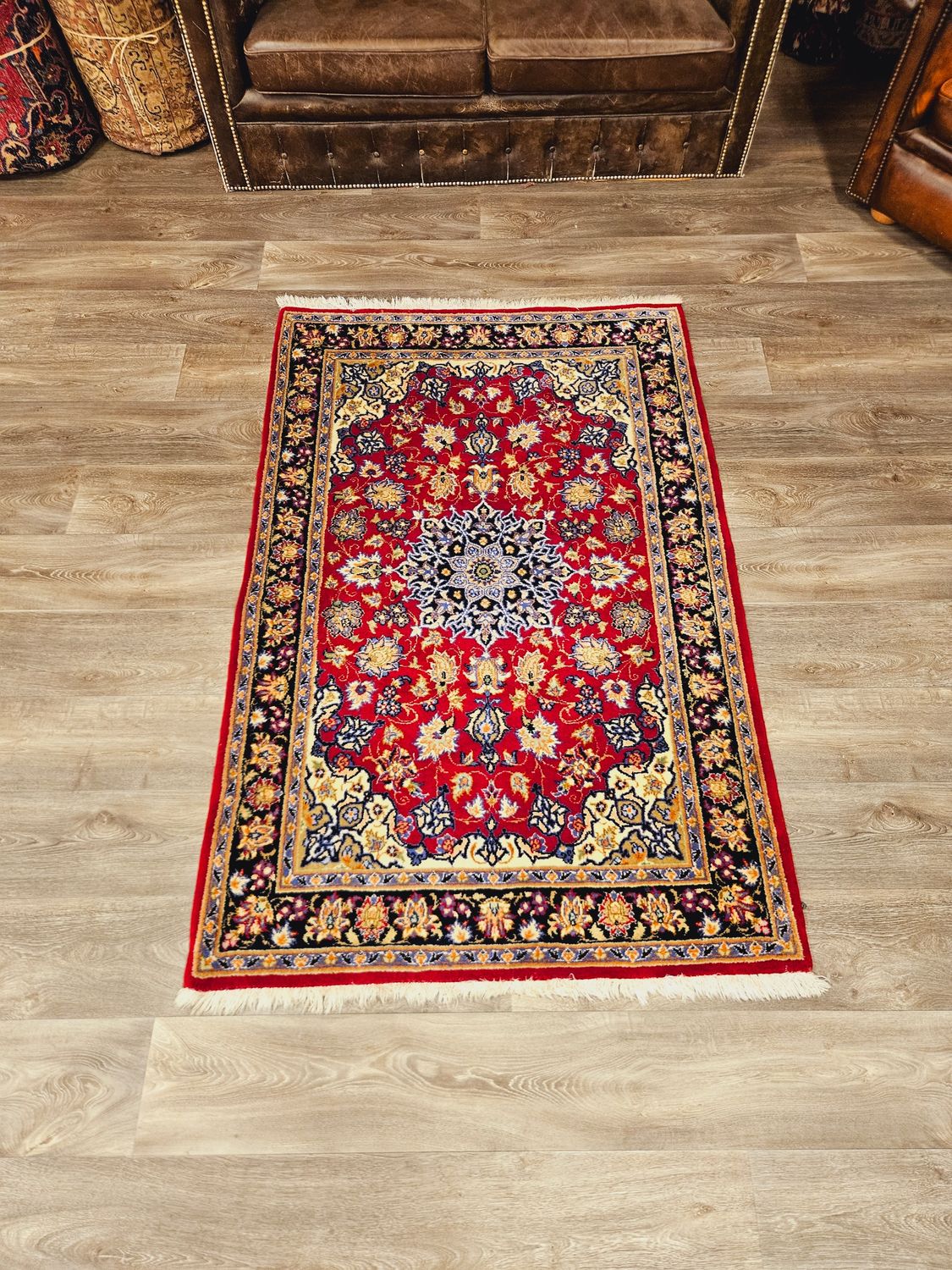 Perzisch Handgeknoopt Nain Tapijt