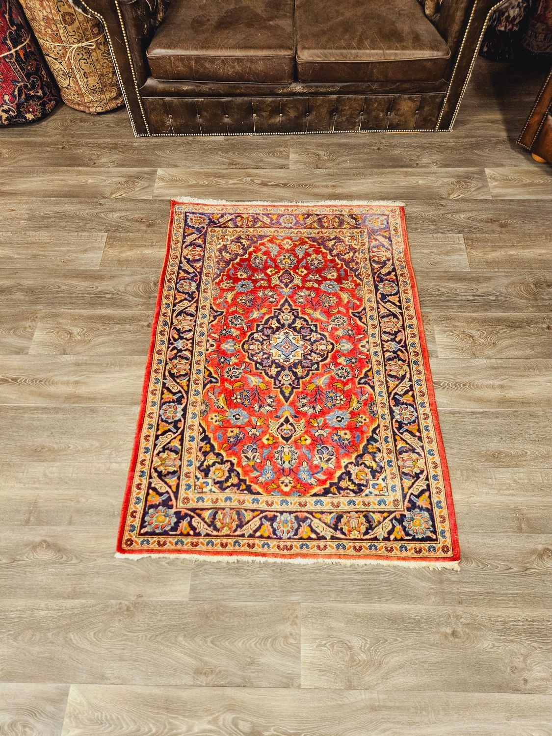 Perzisch Handgeknoopt Keshan Tapijt