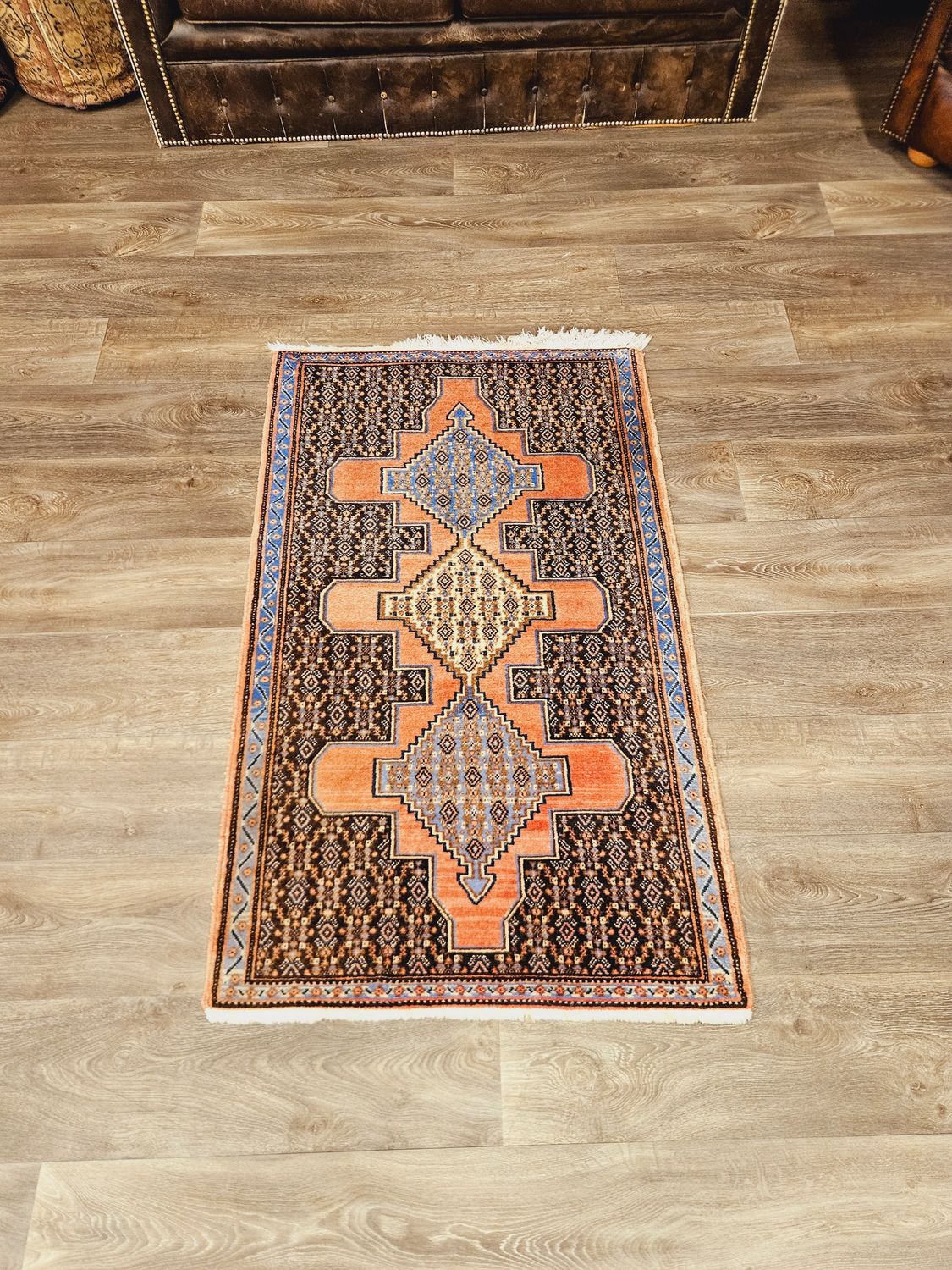 Perzisch Handgeknoopt Senneh Tapijt