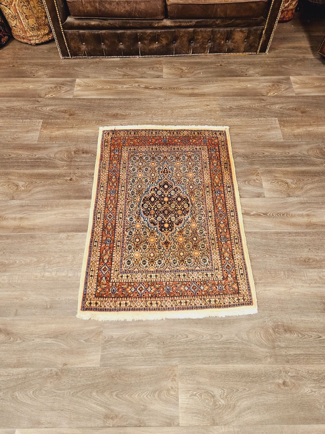 Perzisch Handgeknoopt Moud Tapijt