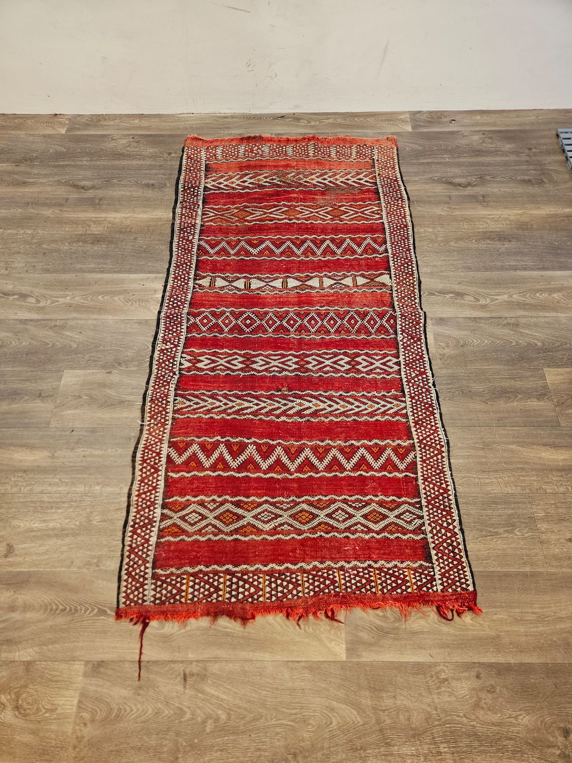 Handgeweven Kelim Tapijt