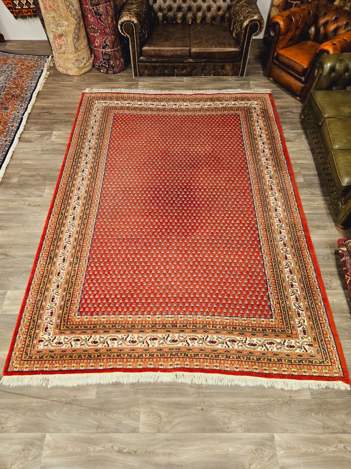 Perzisch Handgeknoopt Sarough Mir Tapijt