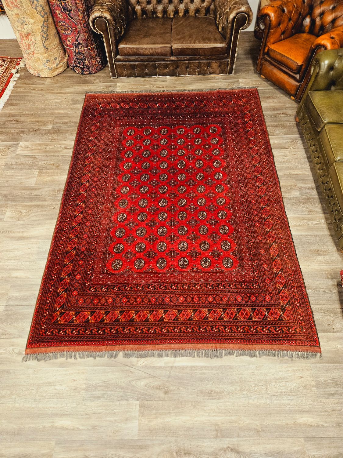 Afghaans Handgeknoopt Tapijt