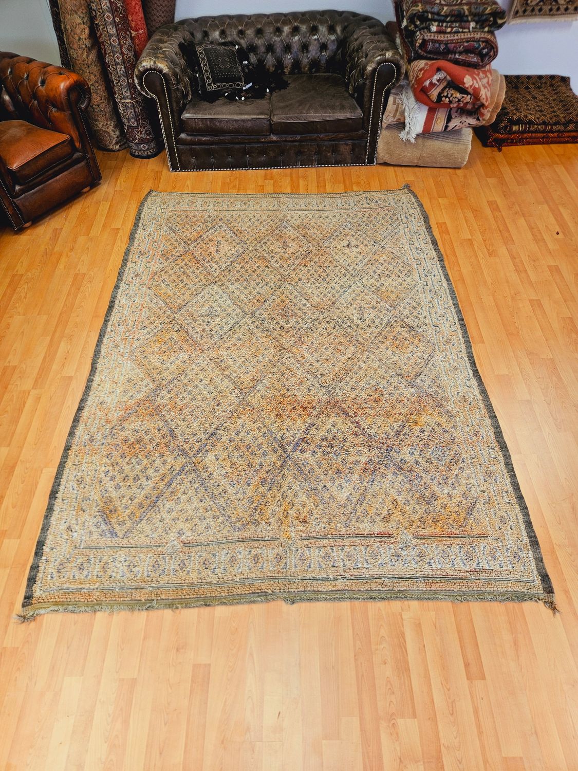 Handgeknoopt Berber Tapijt