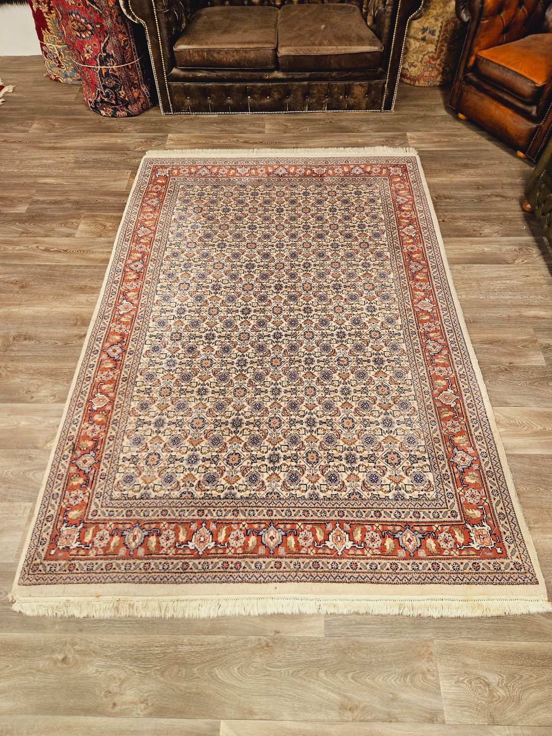 Perzisch Handgeknoopt Bidjar Tapijt