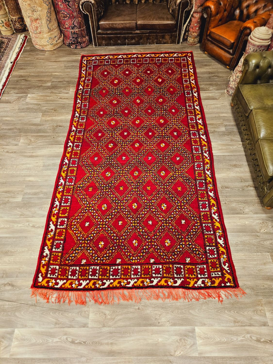Handgeknoopt Berber Tapijt