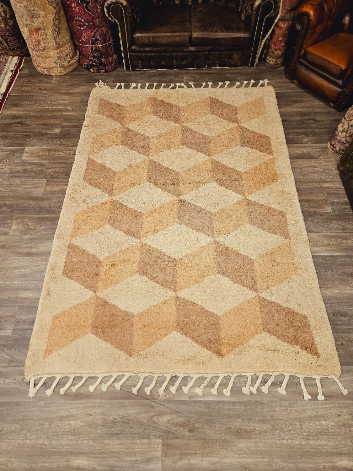 Handgeknoopt Berber Tapijt
