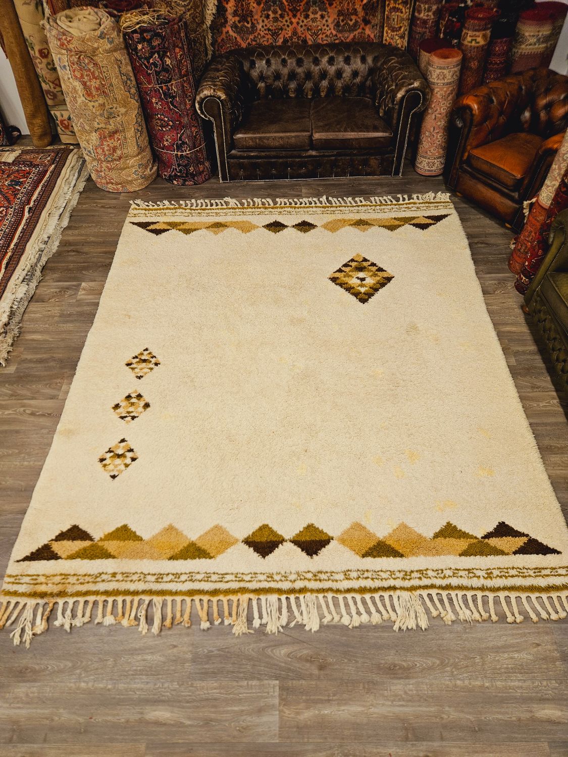 Handgeknoopt Berber Tapijt