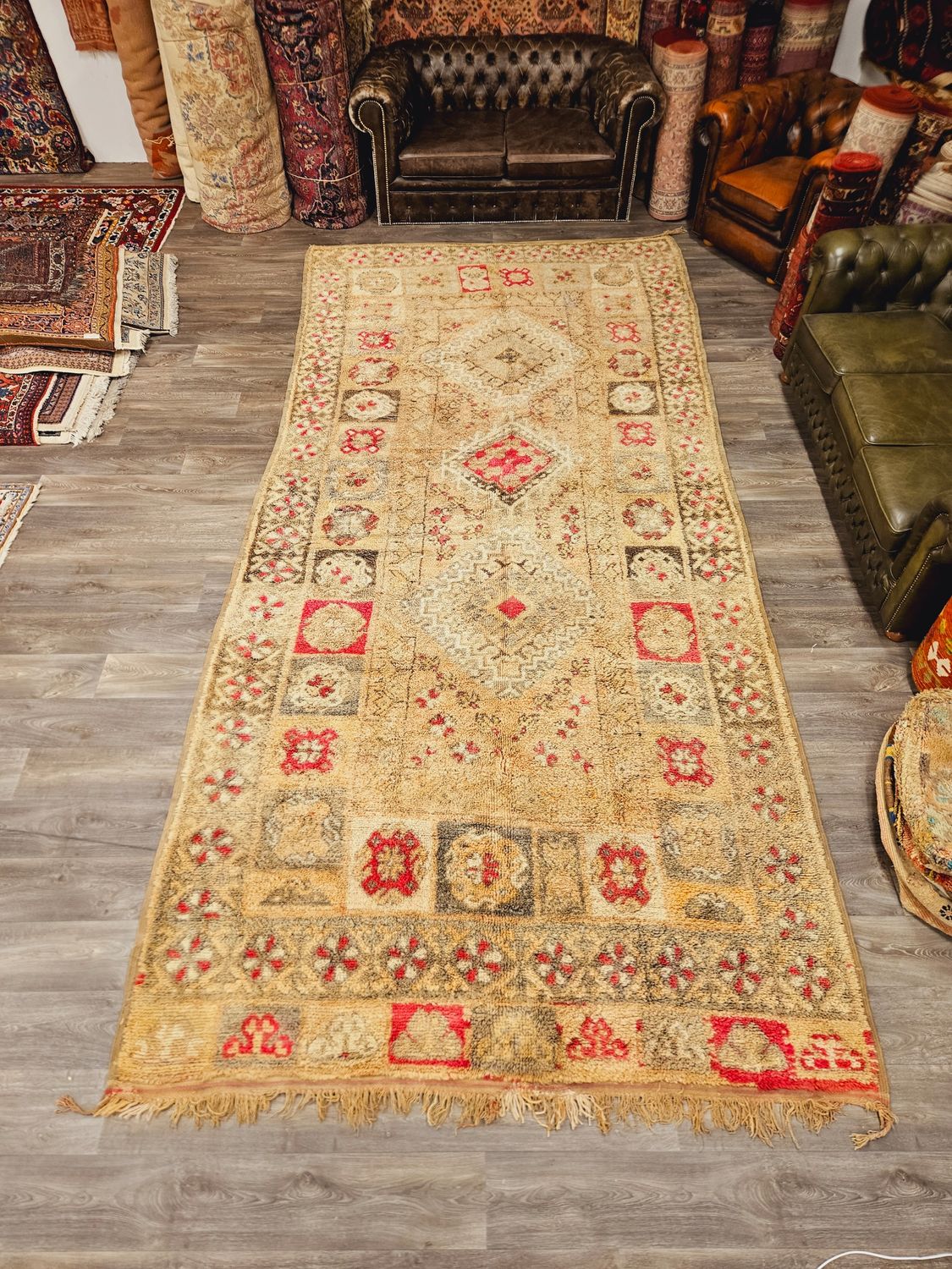 Handgeknoopt Berber Tapijt