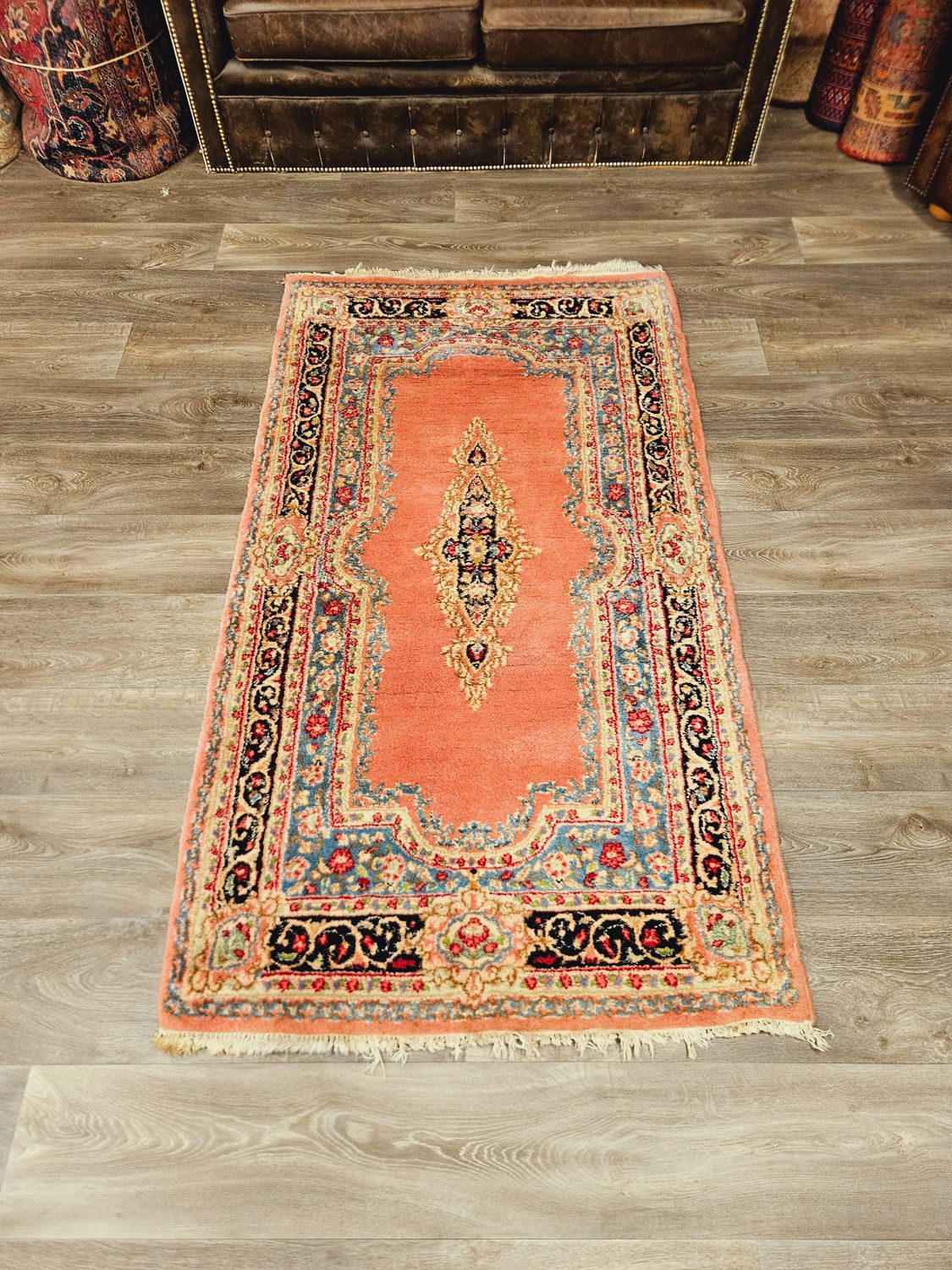 Perzisch Handgeknoopt Kirman Tapijt