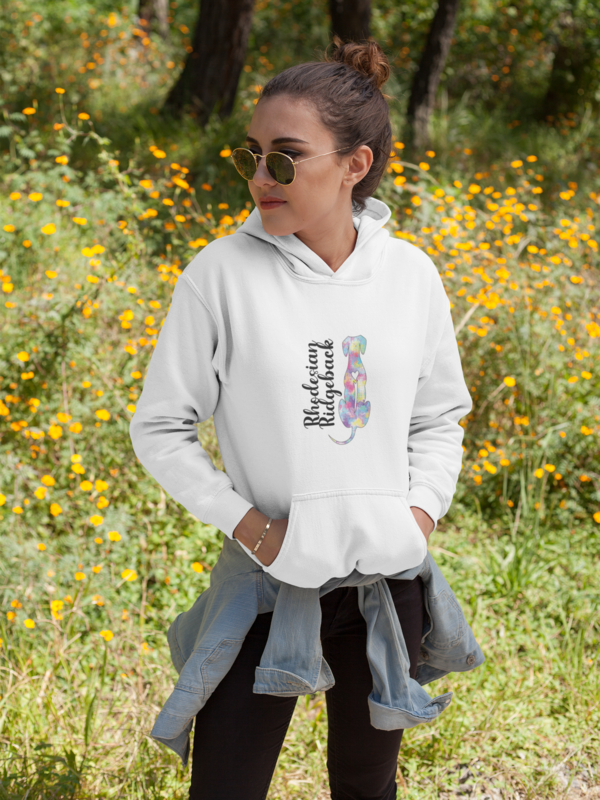 RR her Hoodie Hund sitzend Flecken RR her Hoodie Hund sitzend Flecken