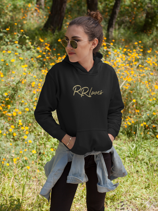 RR Love her Hoodie Glitzer