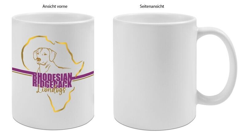 RR Tassen Weiß Matt  Afrika