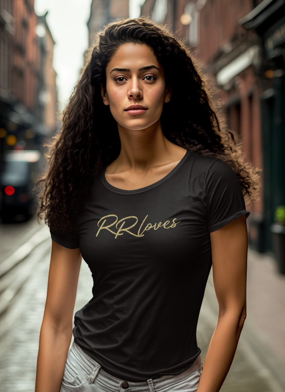 RR her T-Shirt  Glitzer