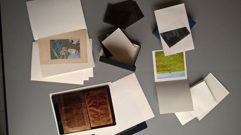 Pochettes papier permanent fermeture 3 côtés à rabat - Contenance : 6 x 7