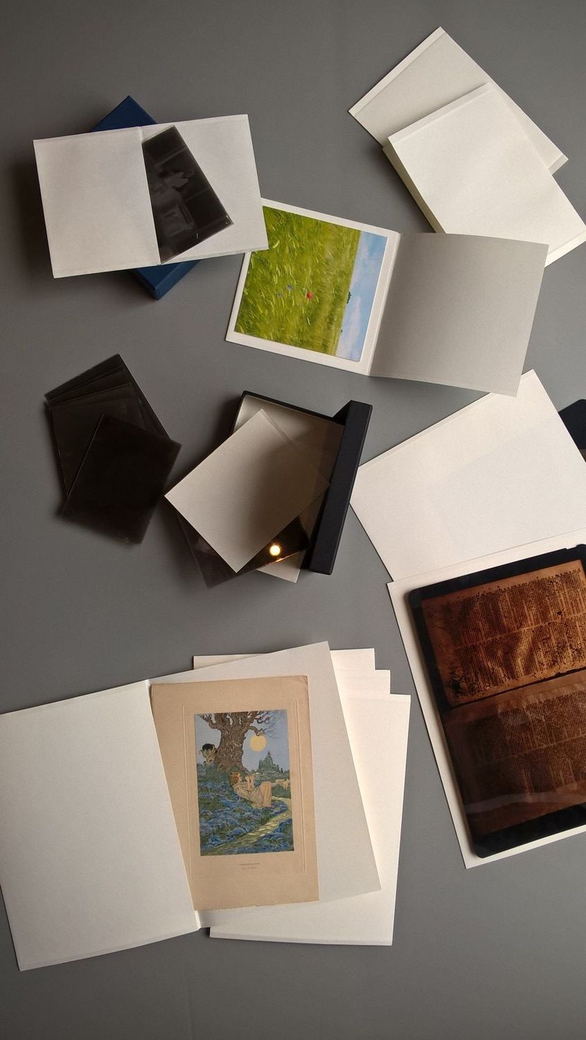 Pochettes papier permanent fermeture 3 côtés avec rabat - Contenance : plaques stéréo