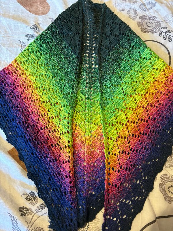 Châle multicolore