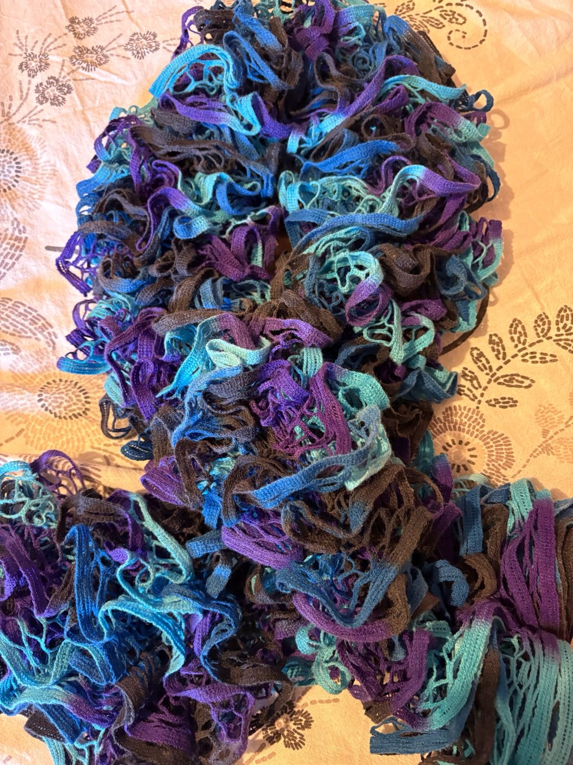 Foulard bleu