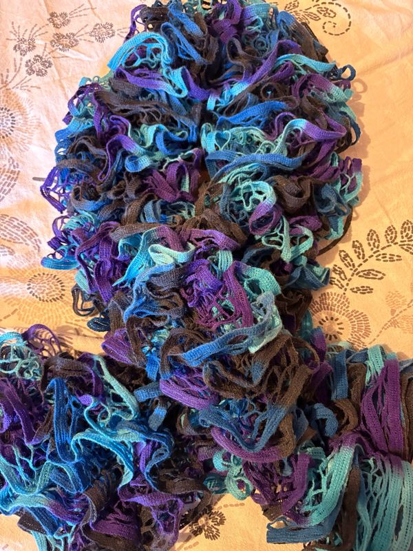 Foulard bleu