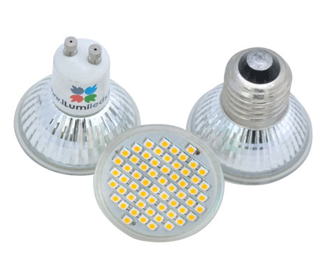FOCO TIPO DICROICO DE LEDS GU1060SMD | MR1660SMD | E2760SMD