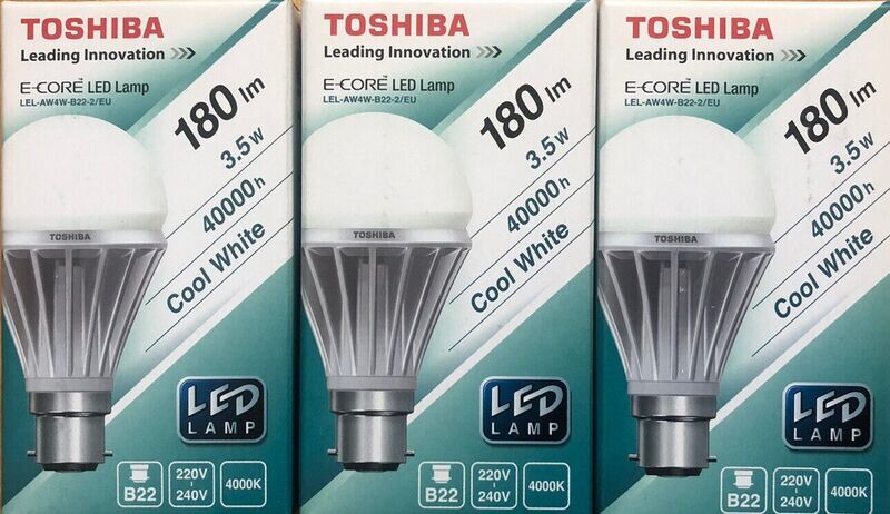 Lot de 3 Ampoule led LED 3.5W E27 180 Lmn 4000K