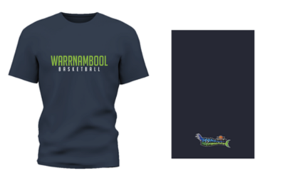 Cotton Tee - Navy