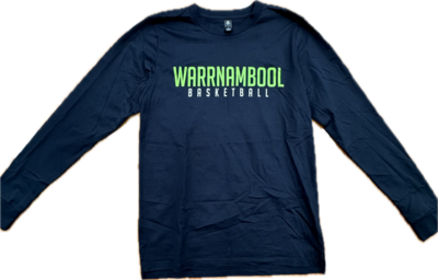 Cotton Long Sleeve - Navy