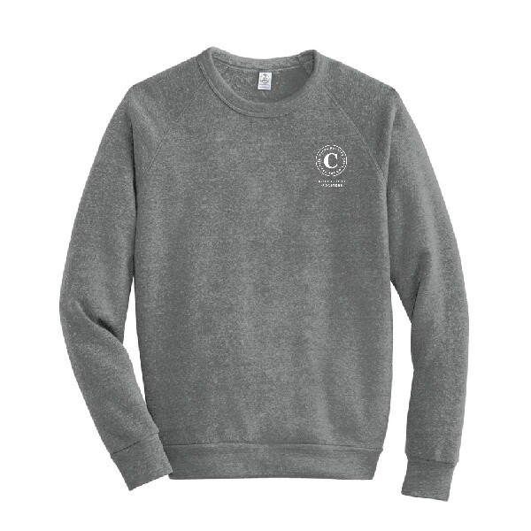 Caliber Eco-Cozy Fleece Sweatshirt Dark Heather Grey Large