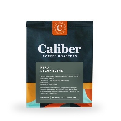 Caliber Decaf Peru Beans Bag/340 g
