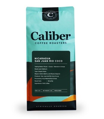 Caliber Nicaragua San Juan Rio Coco Beans Bag/2 lb