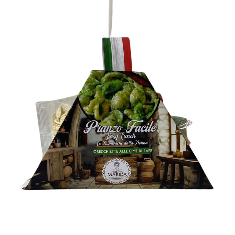 ORECCHIETTE CON CIME DI RAPA ALLA BOSCAIOLA