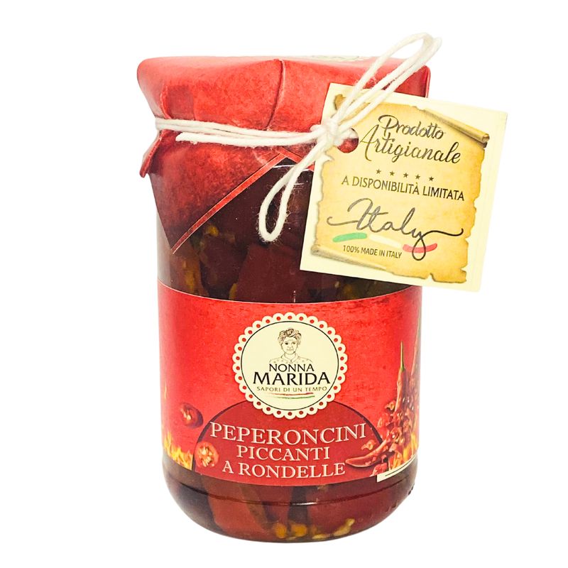 PEPERONCINI PICCANTI A RONDELLE 314 ML