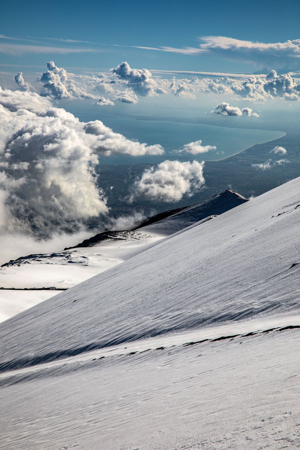 "Des neiges au royaume des cieux", Etna, Sicile