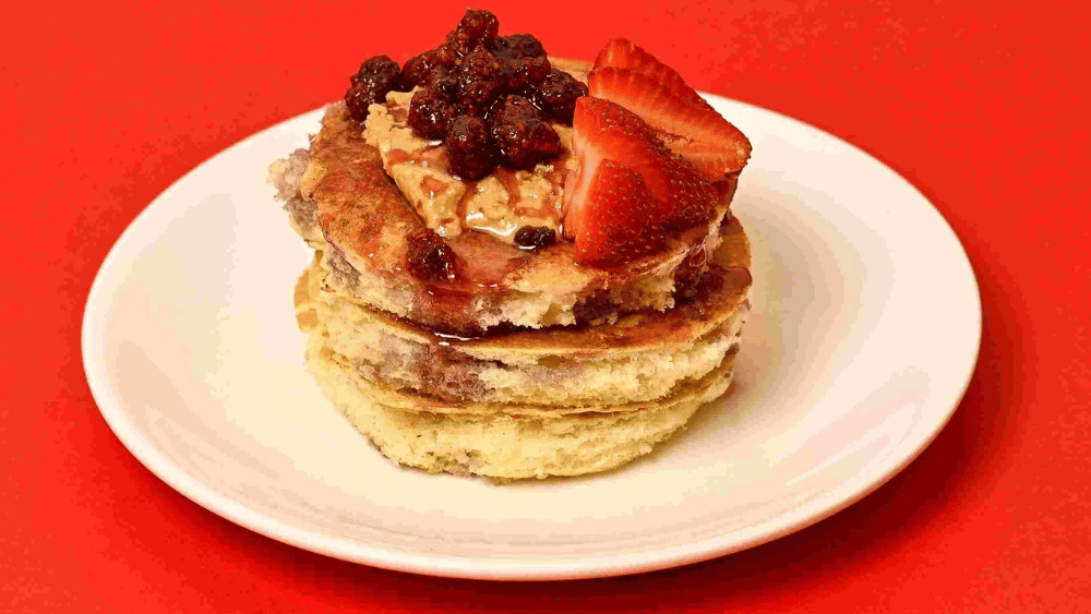 Peanut Butter And Jam Pancake
