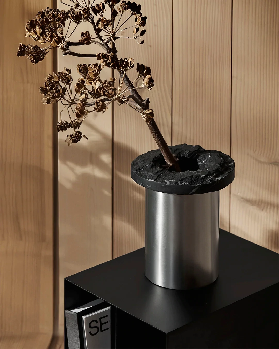 Rock Vase / Schwarz