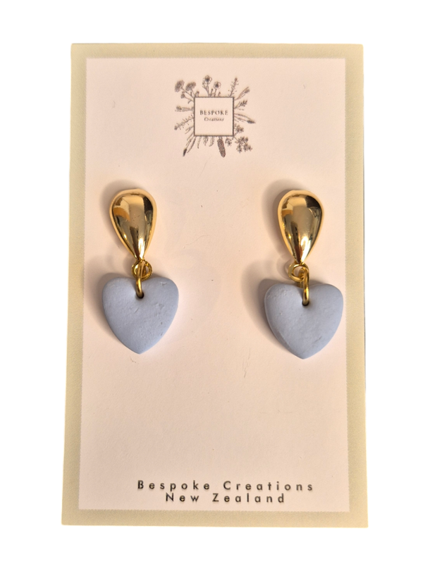 Baby blue hearts