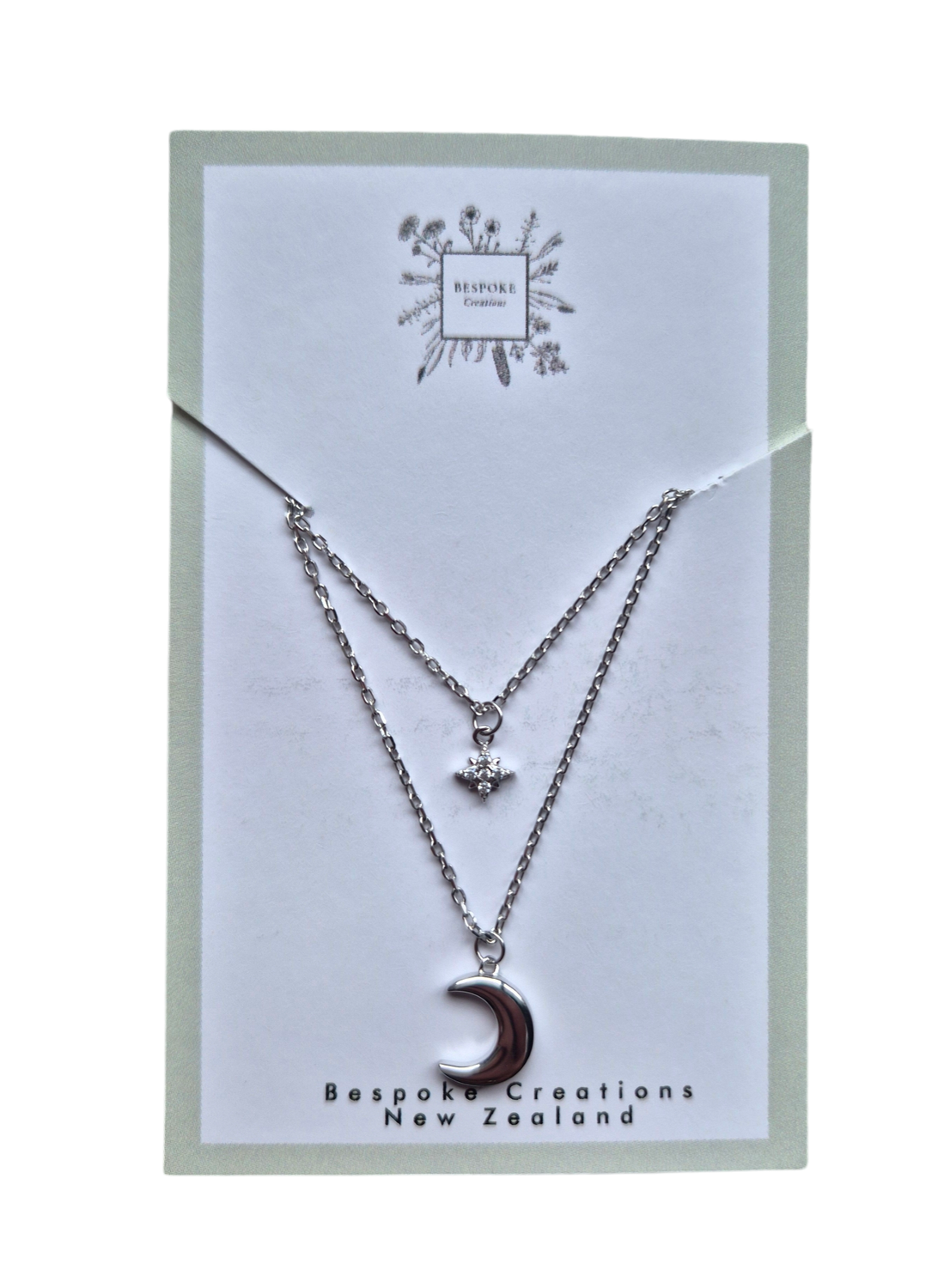 Sterling Silver Celestial double layer necklace