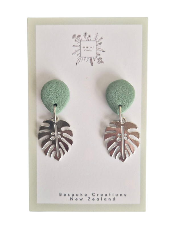 Sage green Tropical Dangles